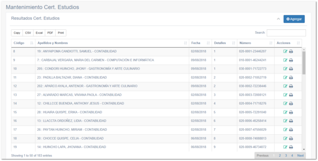 5.6.3. Certificado de Estudios