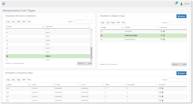 4.2.1. Configuración de Pagos