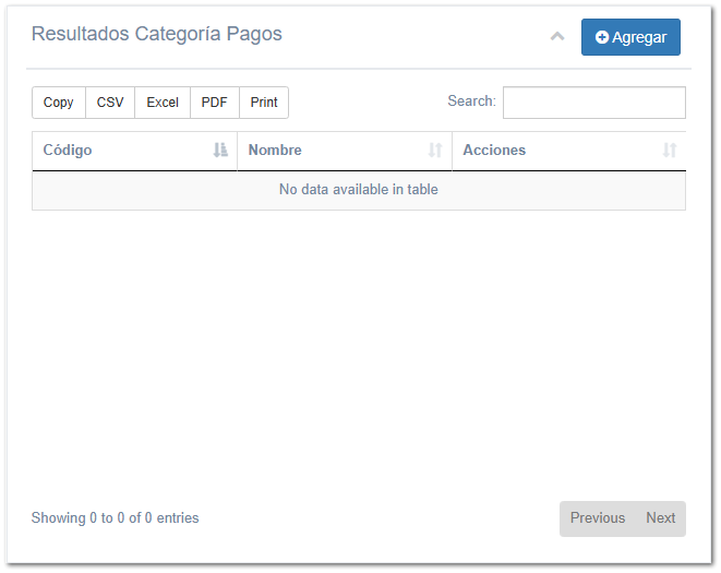 4.2.1. Configuración de Pagos