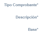 1. Etiquetas de Descripción