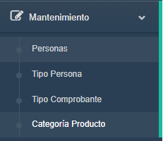 1. Opciones del Menú