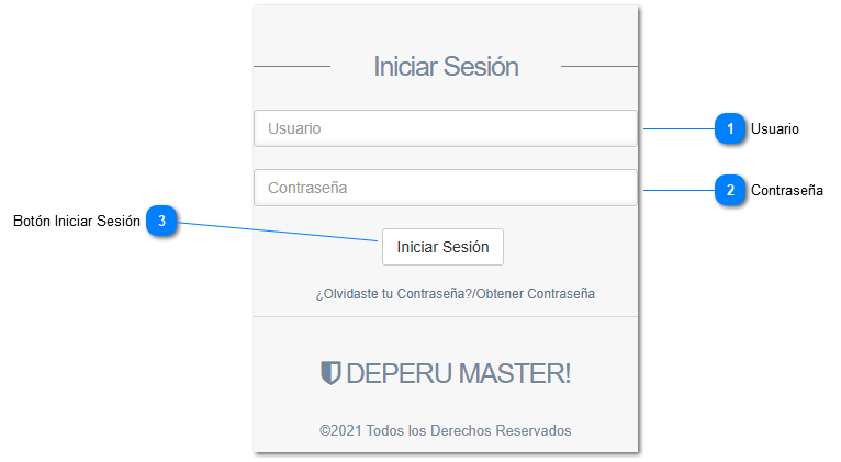 2.2. Pantalla de Inicio de Sesión