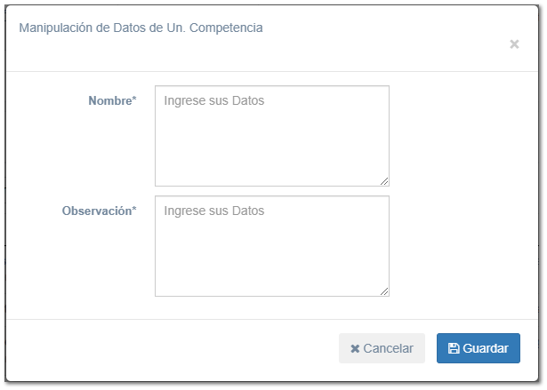 5.6.2. Unidades de Competencia